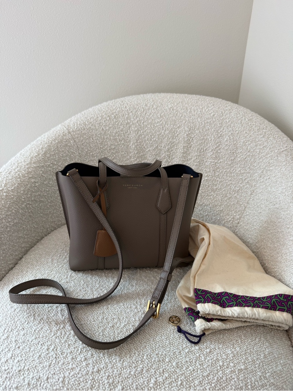 Tory Burch Small Perry Triple-Compartment Tote